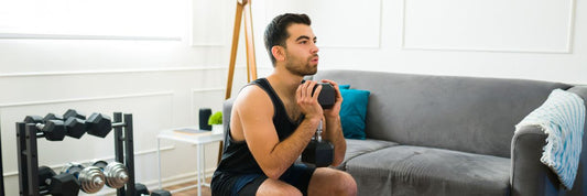 Man working out his struggle with connection with Stamen Supplement