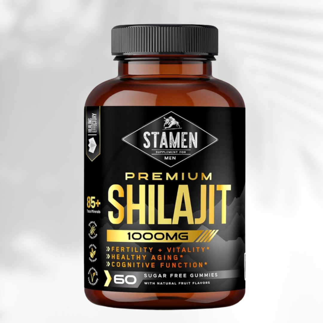 Premium Sugar Free Shilajit 30,000 MG Bottle, Organic Fruit Punch Flavor, Fulvic Acid - Stamen